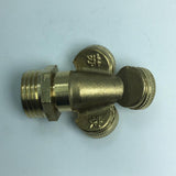 Max 1/2" Brass 20mm Three Nozzle Water Fountain Nozzle Agriculture Spray Head