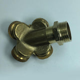 Max 1/2" DN15 Brass 20mm Heavy Water Fountain Nozzle Agriculture Spray Adapter