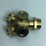 Max 1/2" DN15 Brass 20mm Heavy Water Fountain Nozzle Agriculture Spray Adapter