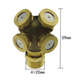 Max 1/2" DN15 Brass 20mm Heavy Water Fountain Nozzle Agriculture Spray Adapter