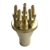 Max 1" DN25 Brass Water Fountain Nozzle Head For Garden Amusement Museum
