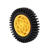 Max 80mm Diameter TT-Motor Steering Wheel Wheel for DIY Robot Car Accessories