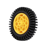 Max 80mm Diameter TT-Motor Steering Wheel Wheel for DIY Robot Car Accessories
