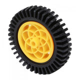 Max 80mm Diameter TT-Motor Steering Wheel Wheel for DIY Robot Car Accessories