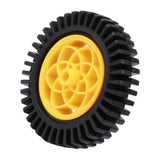 Max 80mm Diameter TT-Motor Steering Wheel Wheel for DIY Robot Car Accessories