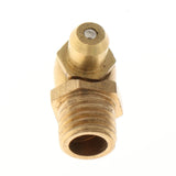 Max 10 Pieces Metric Male 90 Deg Degree Brass Grease Zerk Nipple Fittings M8x1