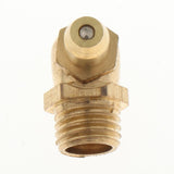 Max 10 Pieces Metric Male 90 Deg Degree Brass Grease Zerk Nipple Fittings M8x1