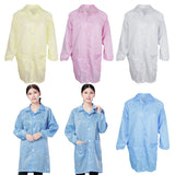 Max ESD Anti-Static Premium Lab Jacket Coat Women Medical Clothing Pink S
