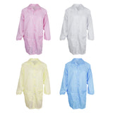 Max ESD Anti-Static Premium Lab Jacket Coat Women Medical Clothing Pink S