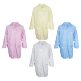 Max ESD Anti-Static Premium Lab Jacket Coat Women Medical Clothing Pink S