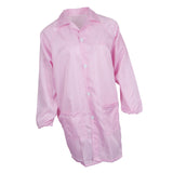 Max ESD Anti-Static Premium Lab Jacket Coat Women Medical Clothing Pink M