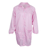 Max ESD Anti-Static Premium Lab Jacket Coat Women Medical Clothing Pink XXL