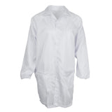 Max ESD Anti-Static Premium Lab Jacket Coat Women Medical Clothing White M