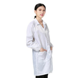 Max ESD Anti-Static Premium Lab Jacket Coat Women Medical Clothing White M