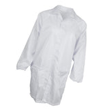 Max ESD Anti-Static Premium Lab Jacket Coat Women Medical Clothing White XL