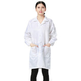 Max ESD Anti-Static Premium Lab Jacket Coat Women Medical Clothing White XXXL