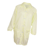 Max ESD Anti-Static Premium Lab Jacket Coat Women Medical Clothing Yellow M