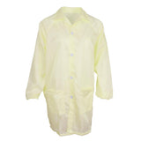 Max ESD Anti-Static Premium Lab Jacket Coat Women Medical Clothing Yellow XXL