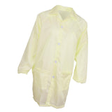 Max ESD Anti-Static Premium Lab Jacket Coat Women Medical Clothing Yellow XXL