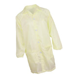 Max ESD Anti-Static Premium Lab Jacket Coat Women Medical Clothing Yellow XXL