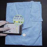 Max ESD Anti-Static Premium Lab Jacket Coat Women Medical Clothing Blue M