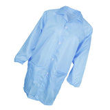Max ESD Anti-Static Premium Lab Jacket Coat Women Medical Clothing Blue M