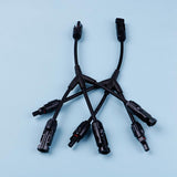 Max MC4 Solar Panel Y Type Branch Connector Adapter Splitter Combiner 3 to 1