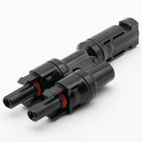 Max MC4 Solar Panel Cable Branch Connector Adapter T Type MMF+FFM Cable
