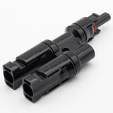 Max MC4 Solar Panel Cable Branch Connector Adapter T Type MMF+FFM Cable