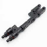 Max MC4 Solar Panel Cable Branch Connector Adapter T Type MMF+FFM Cable