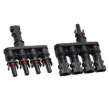 Max MC4 Solar Panel Cable Branch  3 Way Connector Adapter T Type 4 To 1