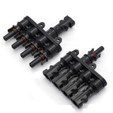 Max MC4 Solar Panel Cable Branch  3 Way Connector Adapter T Type 4 To 1