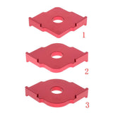 Max Alloy Radius Jig Router Templates for Routing Rounded Corners R5-R10