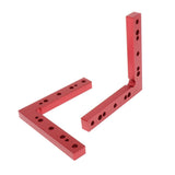Maxbell Aluminium Alloy L Shape Right Angle Clamps Corner Clamping Ruler 6.30x6.30in