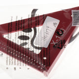 Maxbell Aluminum Alloy Triangle Square Ruler Angle Measuring Tool 12.8x18cm