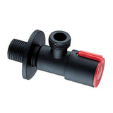 Maxbell Plumbing Valve Wall Outlet Black Faucets Shower Angle Valve Accessory Red 1