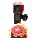 Maxbell Plumbing Valve Wall Outlet Black Faucets Shower Angle Valve Accessory Red 1