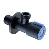 Maxbell Plumbing Valve Wall Outlet Black Faucets Shower Angle Valve Accessory Blue 2
