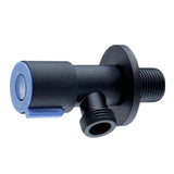Maxbell Plumbing Valve Wall Outlet Black Faucets Shower Angle Valve Accessory Blue 2