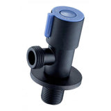 Maxbell Plumbing Valve Wall Outlet Black Faucets Shower Angle Valve Accessory Blue 2