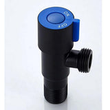 Maxbell Plumbing Valve Wall Outlet Black Faucets Shower Angle Valve Accessory Blue 2