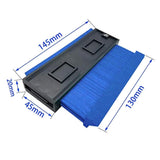 Maxbell Contour Profile Gauge Woodworking Shape Tracing Template Measuring Tool Blue