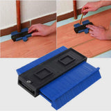 Maxbell Contour Profile Gauge Woodworking Shape Tracing Template Measuring Tool Blue