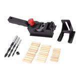 Maxbell Drill Guide Dowel Straight Hole Woodworking Positioner 36pcs
