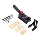 Maxbell Drill Guide Dowel Straight Hole Woodworking Positioner 36pcs