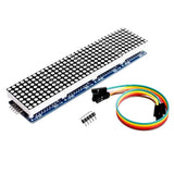 Max MAX7219 LED Dot Matrix 8-Digit Display Control Module for Arduino Blue