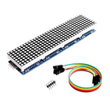 Max MAX7219 LED Dot Matrix 8-Digit Display Control Module for Arduino Blue