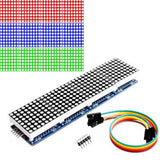 Max MAX7219 LED Dot Matrix 8-Digit Display Control Module for Arduino Blue