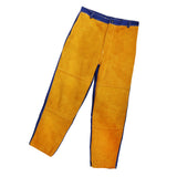 Max Welding Suits Heat/Flame Resistant Heavy Duty Anti-scald Yellow Pants M