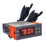 Max 1pc Electronic Thermostat w/ Sensor 24V Centigrade Thermostat for Incubation